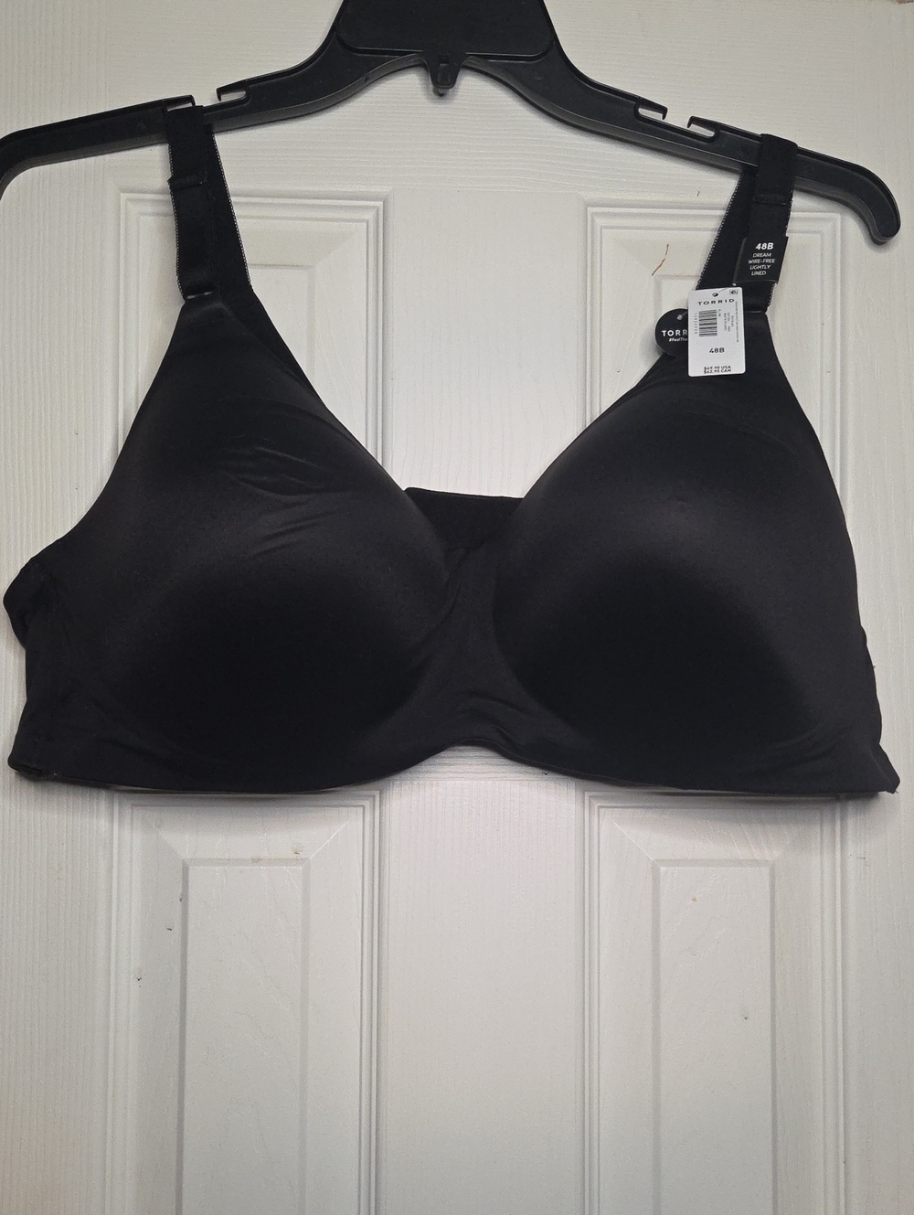 torrid Black Dream Wire Free Lightly Lined Bra with Wide Straps